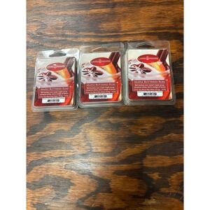 Candle Warmers Maple‎ Buttered Rum Scented Wax Melts 2.5 oz (3)
